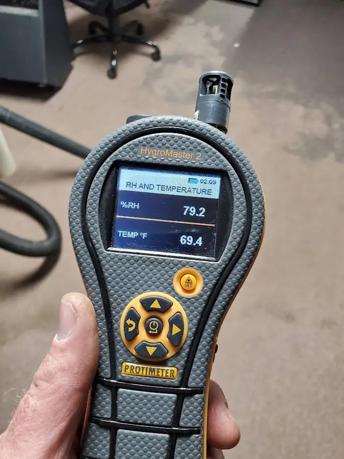 Moisture meter humidity assessment for Fire & Smoke Damage Restoration in Marengo